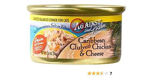 24/2.8 oz. Against The Grain Caribbean Club With Chicken & Cheese Dinner For Cats - Health/First Aid